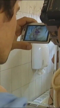 Homemade Amateur Sex of Two Beautiful MILFs Fucked and Cummed in Mouth in the Bathroom