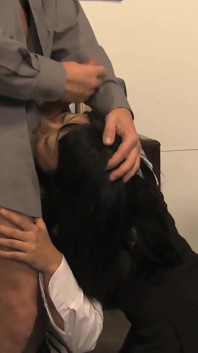 Sexy Asian girl wants to feel boss's cock in her horny holes