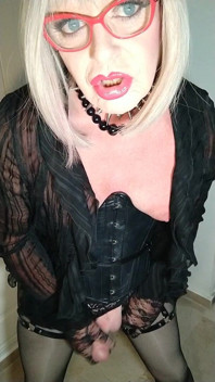 Lady in Black at Play