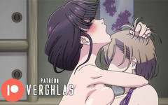 Verghlas: Moje šťastné manželství Hentai - Miyo Saimori si užívá šukání na jejích líbánkách!