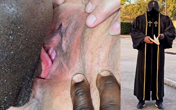 Big ass BBW MILF: Pastorul îngropat limba lui atât de adânc în pizda mare și grasă a...