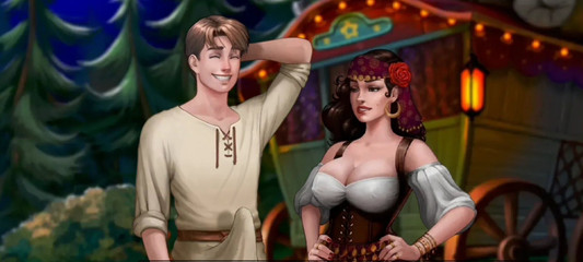 Naughty gameplays: Jaká legenda # 2 - Milf čarodějnice s obrovskými kozy ho dělá nadrženým