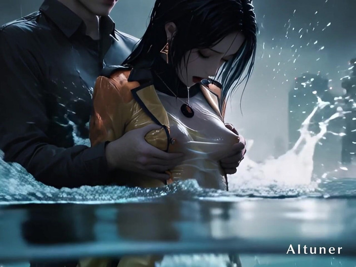 AItuner: Half-submerged, Fully Taken-she Moans Into the Spray and Doesn’t Stop.