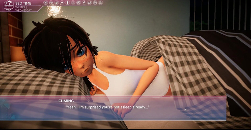 Cumming Gaming: 私たちのアパート[クリスマス変態ポルノプレイ]ep.4 - クリスマスのためのロマンチックなソファセックス