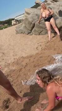 Spanish Bisexual Beach Part 2 - Letsgobi