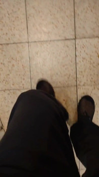 Mijn speciale schoenen tijdens het winkelen