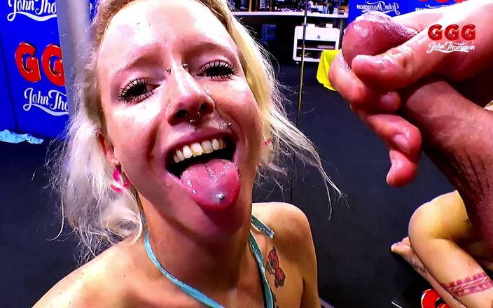 Gang Bang Germany: Ggg john thompson, bukkake il miglior gangbang, pompino e scopata