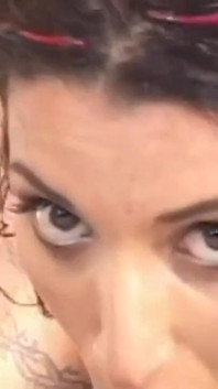 This brunette girl with a hairy pussy loves getting her pussy and ass fucked by a hard cock