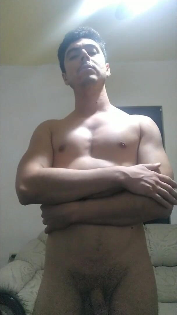 Tabasco Jake: Sexy Man Enjoying His Naked Hot Body with a Flaccid...