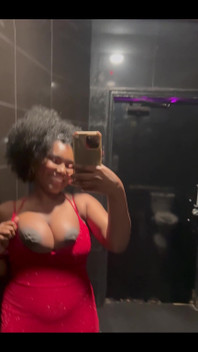 Prego Belly and Titties in the Bathroom