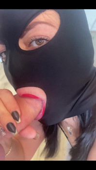 Blowjob in Fishnet