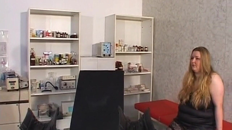 THAGSON MILFS: Mature Blonde MILF Spread Wide for Doctor's Toy