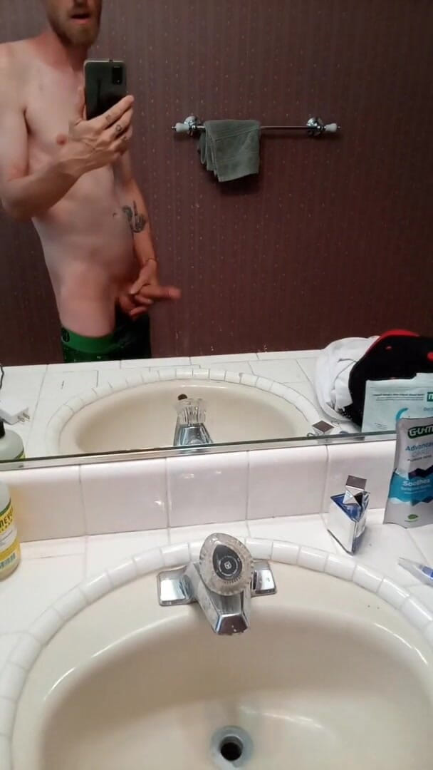 Jack_D_Stranger: Edging Masturbation Before Getting in the Shower Where I Continue...