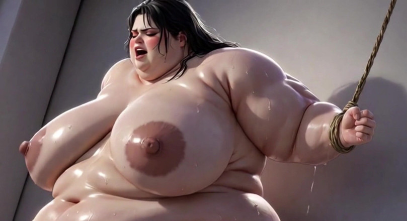 YOUR BEST FANTASY: Obese SSBBW Bound Tight - Extremely Aroused &amp; Begging for Cock