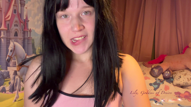 Lily, Goddess of Desire: Goth dengan Muka Ahegao Menunggang Zakar Anda Keras