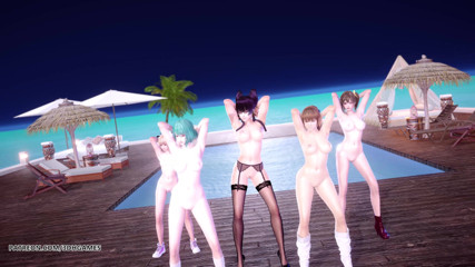 3D-Hentai Games: [MMD] 2 Phut Hon Sexy Naked Dance Marie Rose Tamaki Misaki...