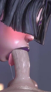 [rivales marvel] Psylocke descuidado mamada 3D animación