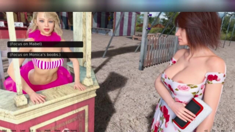 3DXXXTEEN2 Cartoon: Monica and Mabel shoot for the grand prize. 3D porn cartoon...