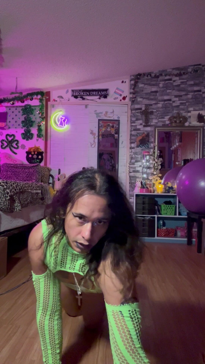 TSJade95: Ağladığınızda güzel şehvetli çıplak dans