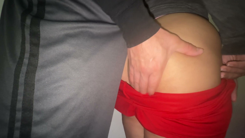 CoupleOfHotSins: Big-assed Girl Grabs a Stranger's Penis, and He Cums on...
