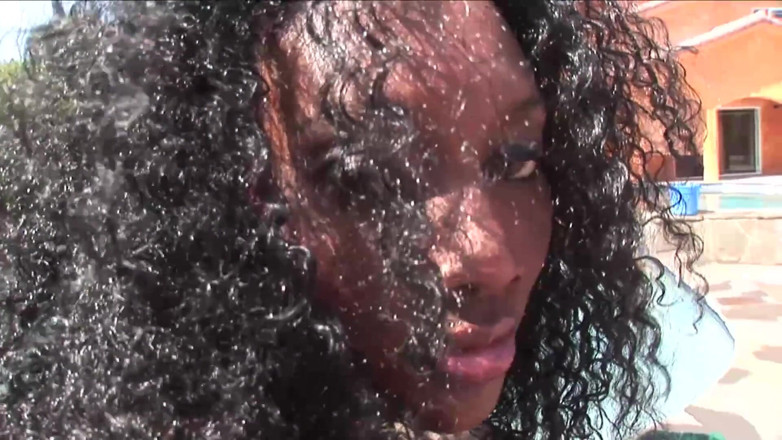 Gazongas: Irresistible nubian babe sucks and fucks a monster dong
