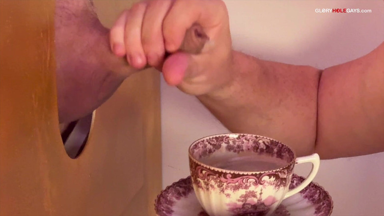 GLORYHOLEGAYS: Early Morning Gloryhole Surprise: Fresh Cream in My Coffee - so...