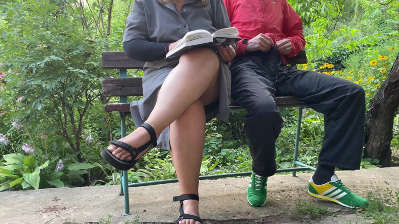 OurFetishLife: Hot haughty neighbor milking me outdoors