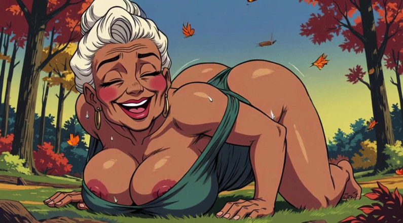 AI Porn: Ai cleavage cartone animato milf