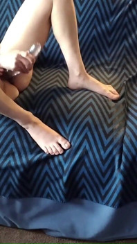 Toying My Pussy with My Purple Dildo (260510g)