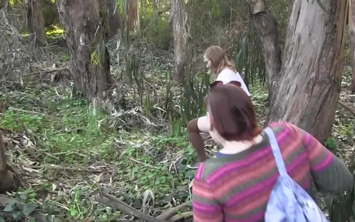 Watch Dirty Movies: 2 Women Are Walking and Want to Try Sex Outside...