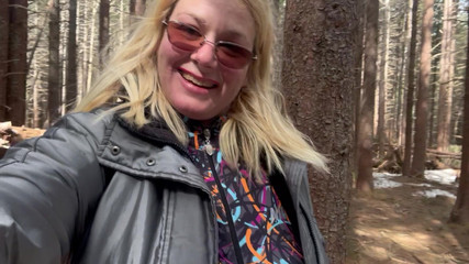 Thumbnail of Pissing in the Woods in the Winter Day