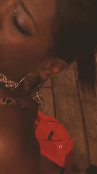 MILFs Are Hot Curvy Black Woman with Huge Tits Gets a DP in a Threesome with Friends