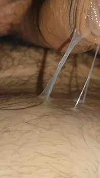 Massive Straight Cum in the Navel Hole!