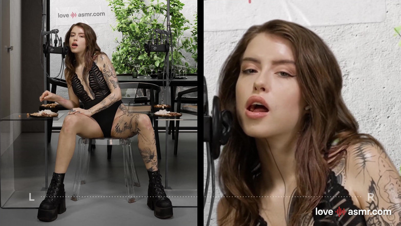 LoveASMR: Eden Ivy - "Ce se întâmplă dacă aș presăra niște nucă de cocos...
