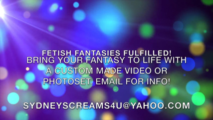 Sydney screams fetish: Atingând de la