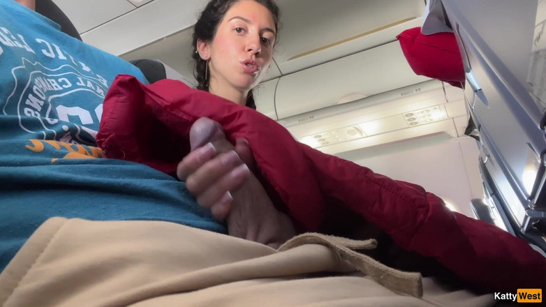 Katty West: Público mostrando pau em avião - menina me trouxe para gozada...