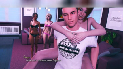 3DXXXTEEN2 Cartoon: Movie night with your best fuckbuddy. 3D porn cartoon sex