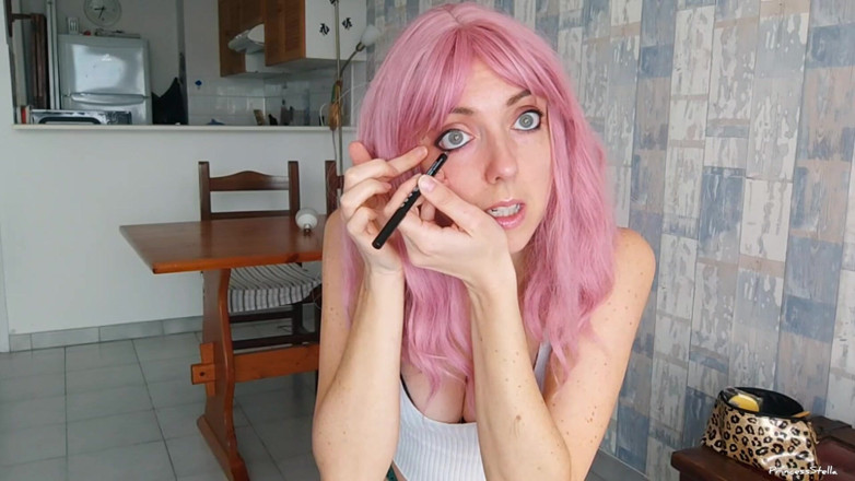 PrincessStellaX: Tapette femdom, maquillage turorial