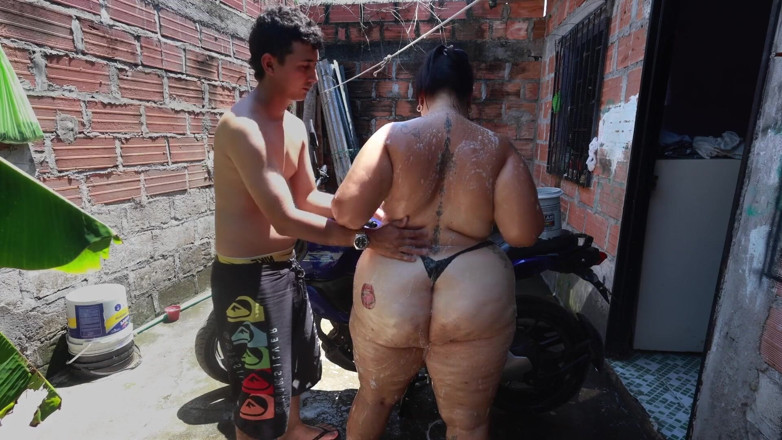 Lexly_16: My Neighbor Washes My Motorcycle and Then Fucks Me.