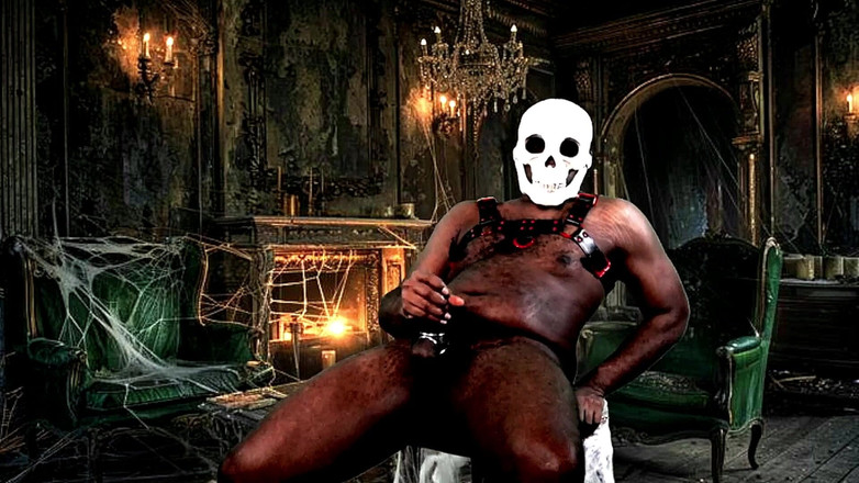 Blkbamaboi73: 在闹鬼豪宅里啪 - 巨大的鸡巴鸡巴准备吹大量