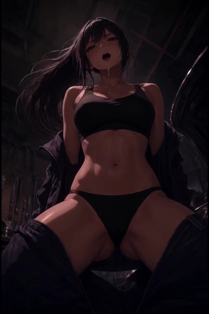 Wertstofsamler: Hot Anime Mechanic Works on the Car and Gets Horny...