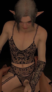 Quente Femboy Crossdresser cavalgando pau duro