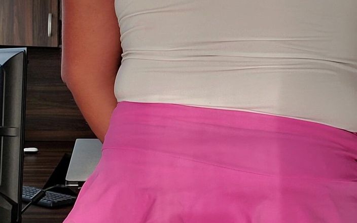 My panties: 라임 그린 Sissy 팬티 자위와 사정
