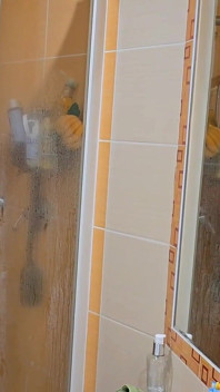 She Was Just Showering... or so He Thought - Husband Almost Caught Me Masturbating