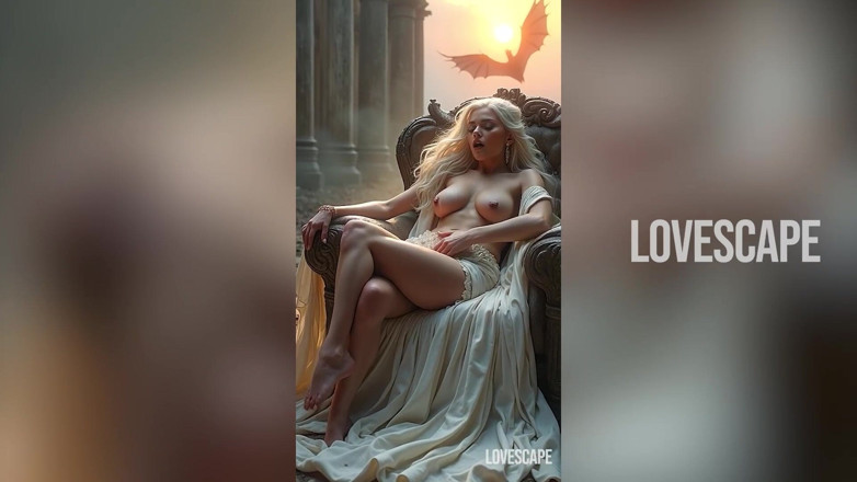 Lovescape: Daenerys Goddess Solo - Squirting Dragon Queen Masturbation
