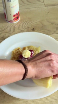 Crêpe à la sperma - kont gemaakt en gegeten