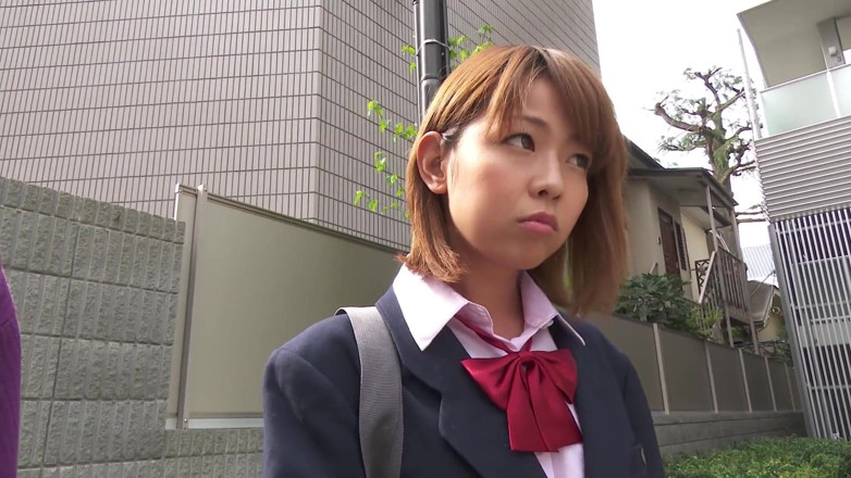 Caribbeancom: Japanese girl coming back from classes gets facialized and creampied...