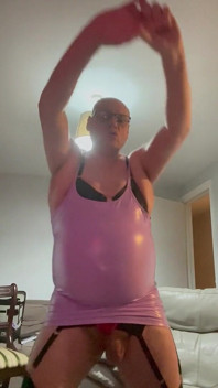 Moje sexy růžová sukně