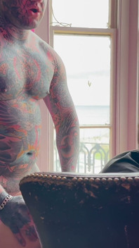 Tattooed Bull Fucks Cucks Wife While He Films