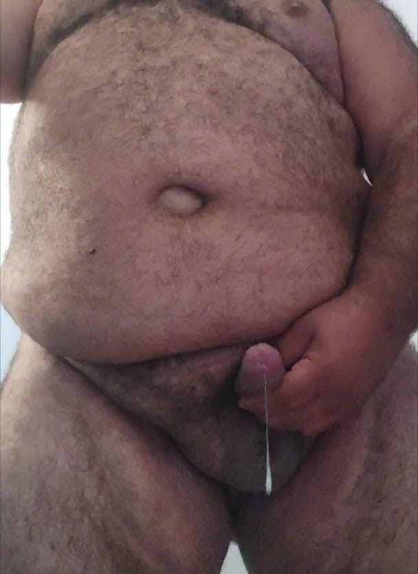BeardedChubby: 사일런트 슬로우 자위, 나는 모든 것을 보여주고 마침내 통제력을 잃는다